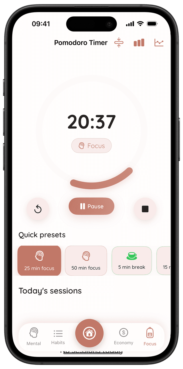Pomodoro-timer - Feature illustration